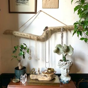 Organic Driftwood Jewelry Organizer